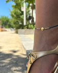 Be Grateful - Bracelet de cheville (œil oia/coquillage/étoile de mer)