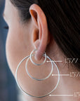 Boucles d'Oreilles 1578 (Moyennes) - Soulful Lapis 