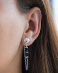 Boucles d'Oreilles BO 1588 - Black Velvet