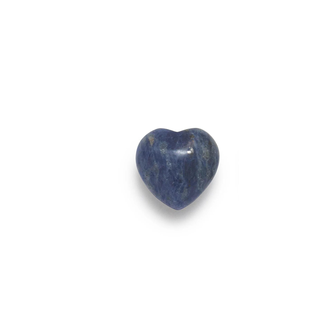 Petit coeur en pierre Sodalite Bleue