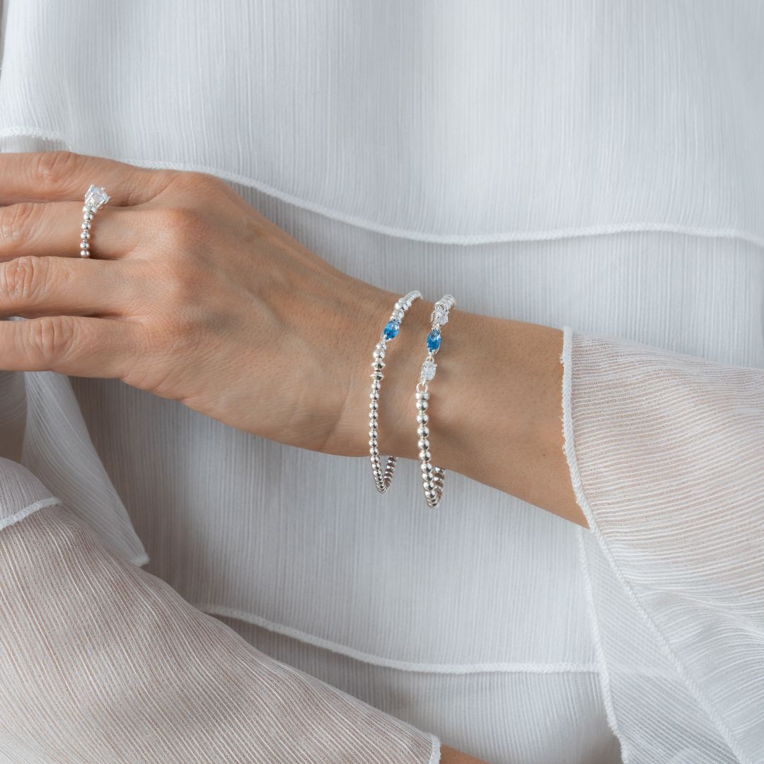 Be Ravishing Silver Bracelet - Haute Joy Collection