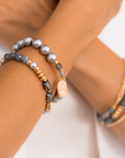 Bracelet Be Brillant - Happy in Grey