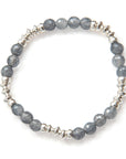 Be Brazen Bracelet - Happy in Grey