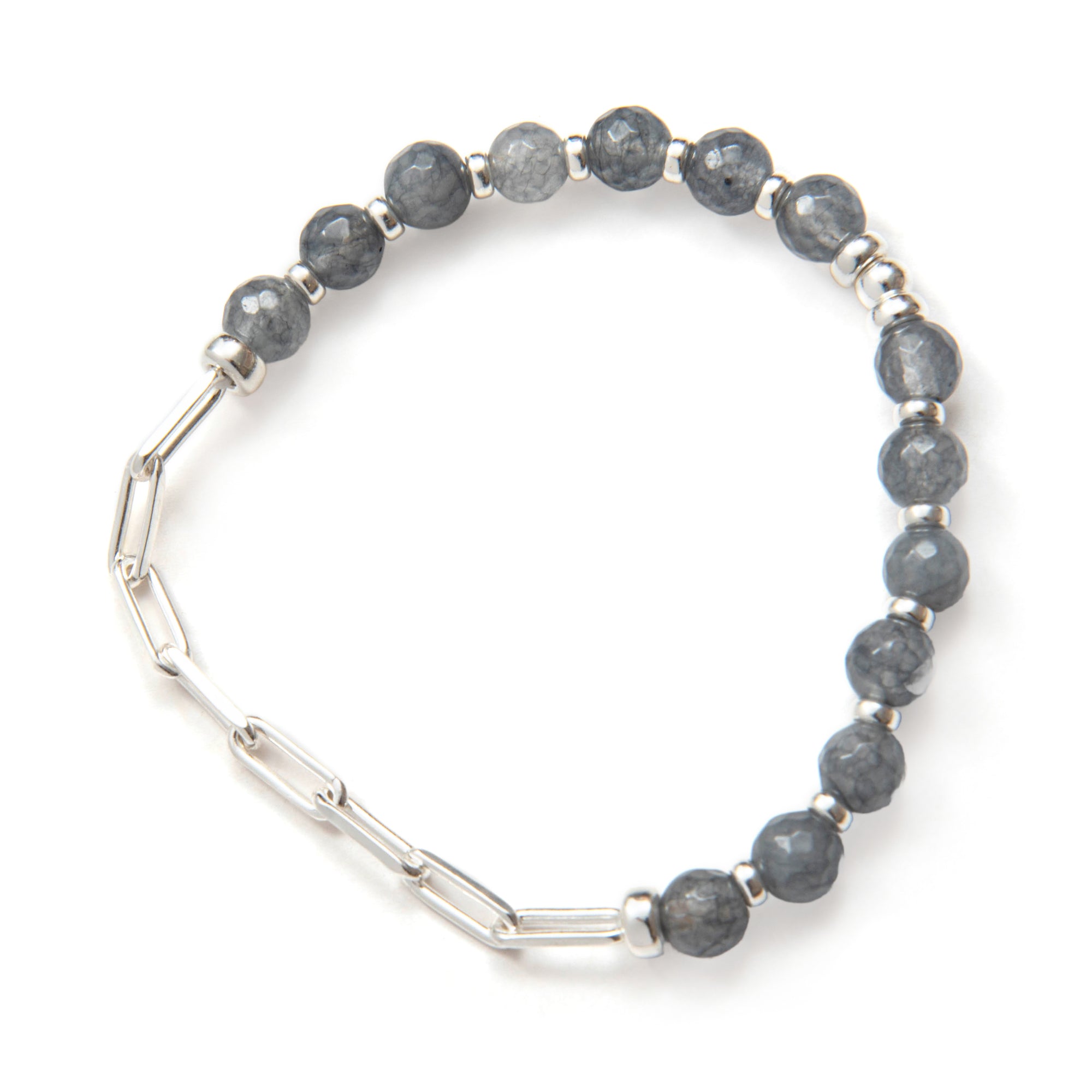 Be Effortless Bracelet - Happy in Grey