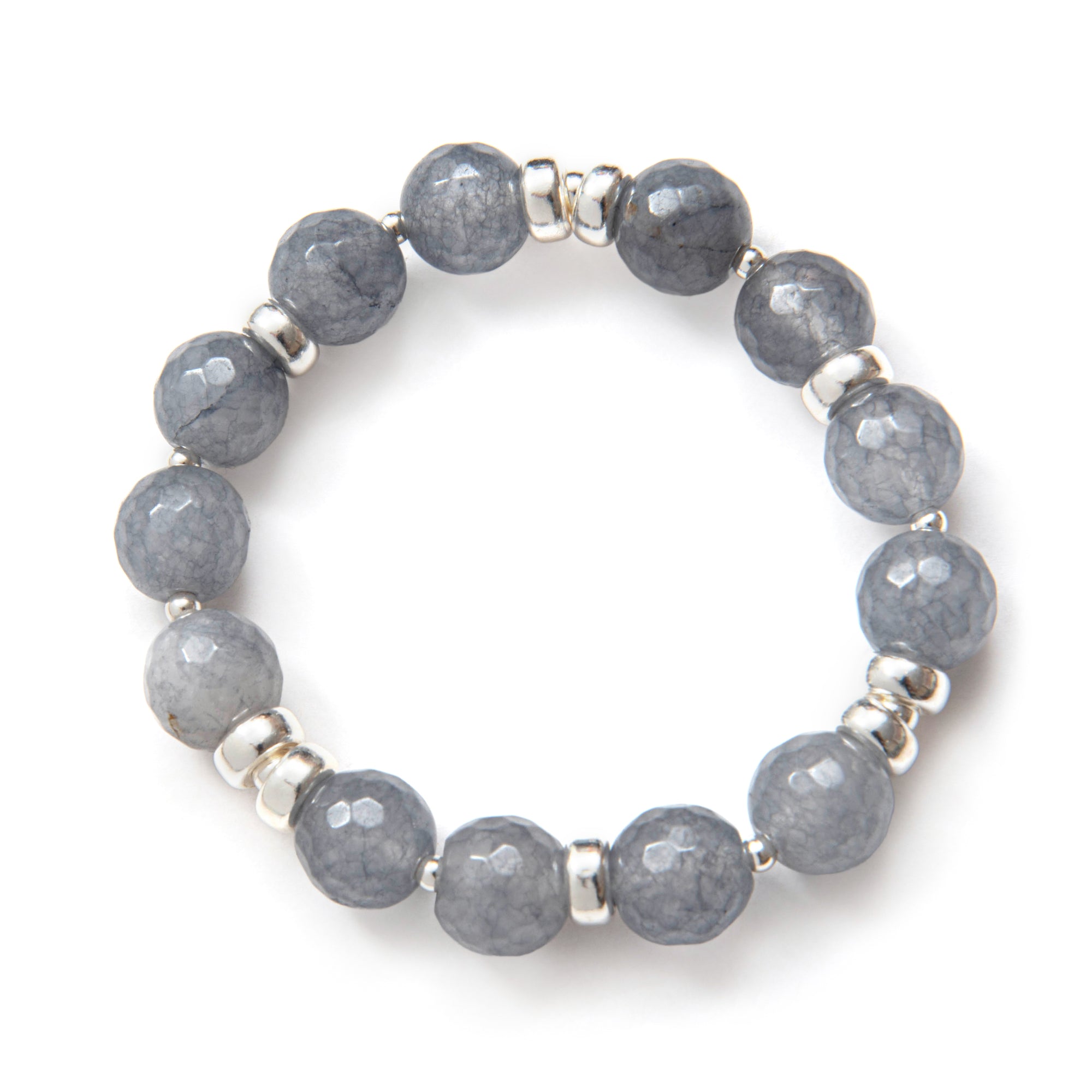 Be Fearless Bracelet - Happy In Grey