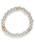 be bold 8mm women's bracelet sterling silver 14kt gold vermeil handcrafted in canada  