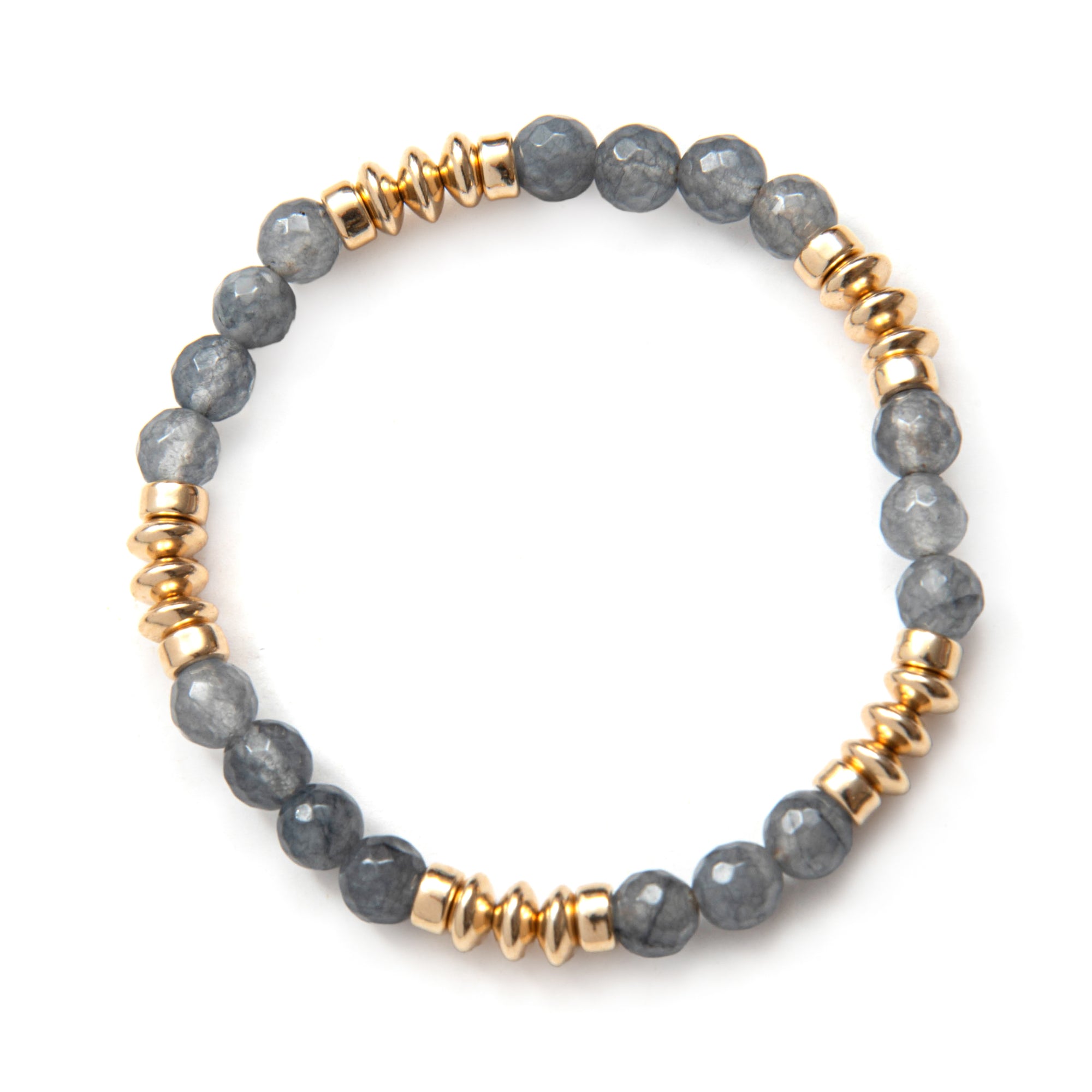 Be Brazen Bracelet - Happy in Grey