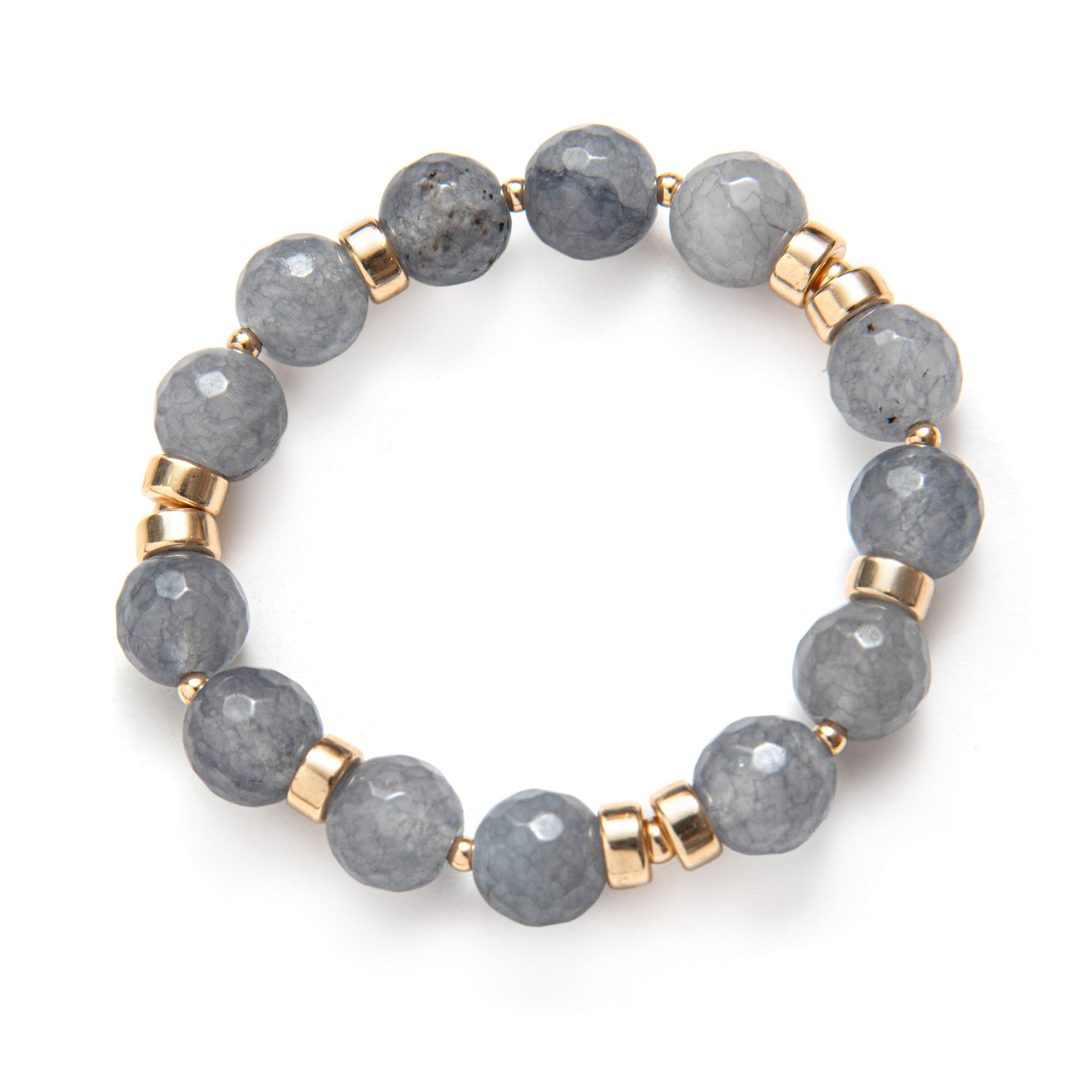 Be Fearless Bracelet - Happy In Grey