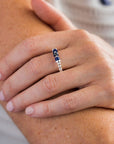 Be Poised Elastic Ring - Soulful Lapis