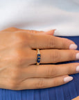 Be Poised Elastic Ring - Soulful Lapis