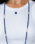 Be Silky Long Necklace - Soulful Lapis