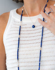 Be Silky Long Necklace - Soulful Lapis