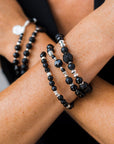 Bracelet Be Forceful - Black Velvet