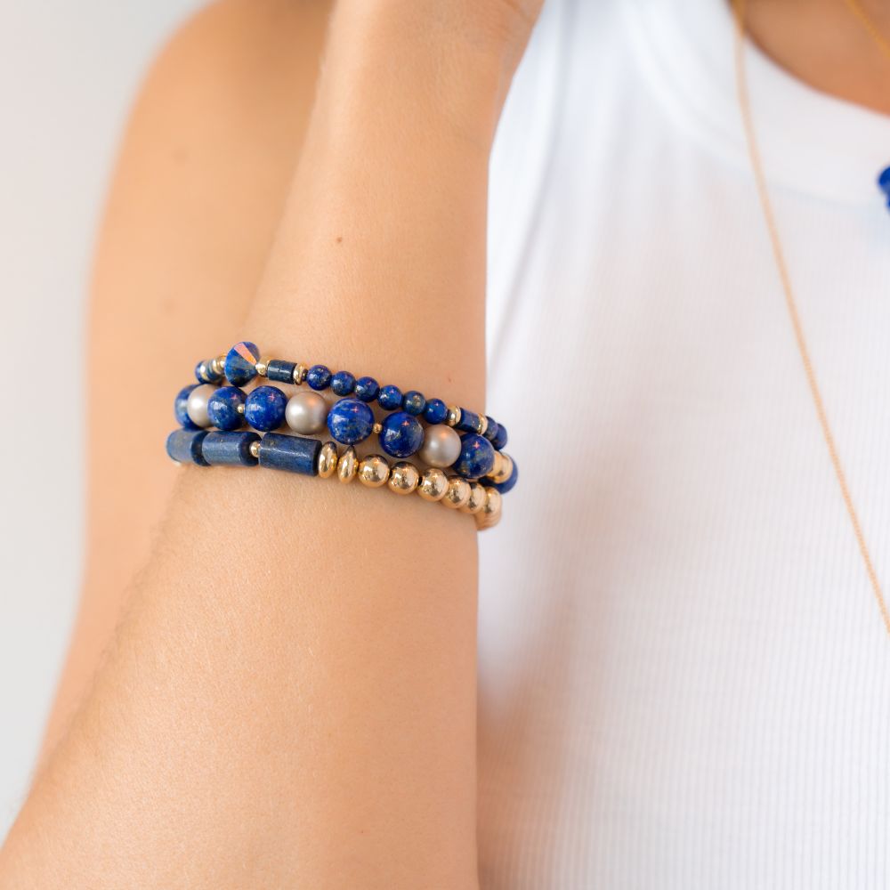 Bracelet Be Courageous - Soulful Lapis