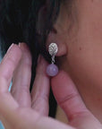 Boucles d'Oreilles1573 - Lilac Bloom