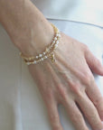 be gleamy women's bracelet freshwater pearls sterling silver 14kt gold vermeil handcrafted in canada  