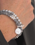 Bracelet Be Fabulous - Happy In Grey