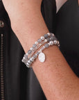 Be Effortless Bracelet - Happy in Grey