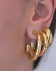 Earrings 1582 (Large) - Silky Haze