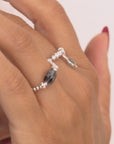 Be Captivating Ring - Happy In Grey