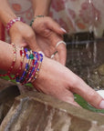 Be Festive Silver Bracelet - Vibrant Diwali