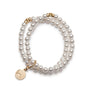 be beautiful women's bracelet mother-of-pearl sterling silver 14kt gold vermeil handcrafted in canada  