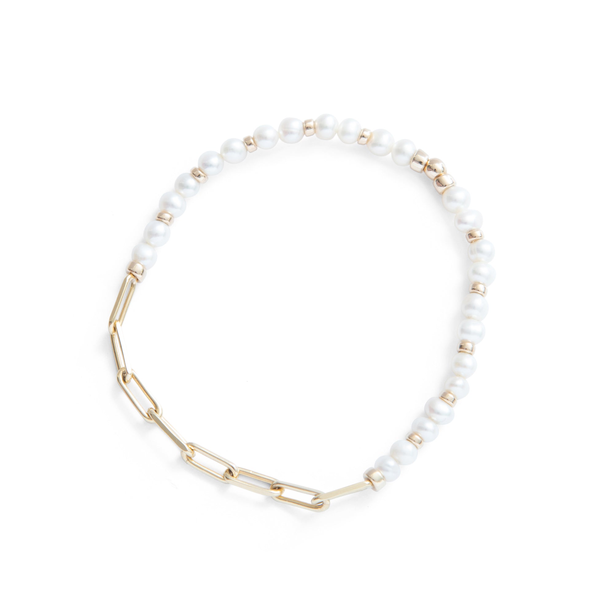 be effortless women&#39;s bracelet freshwater pearls sterling silver 14kt gold vermeil handcrafted in canada  