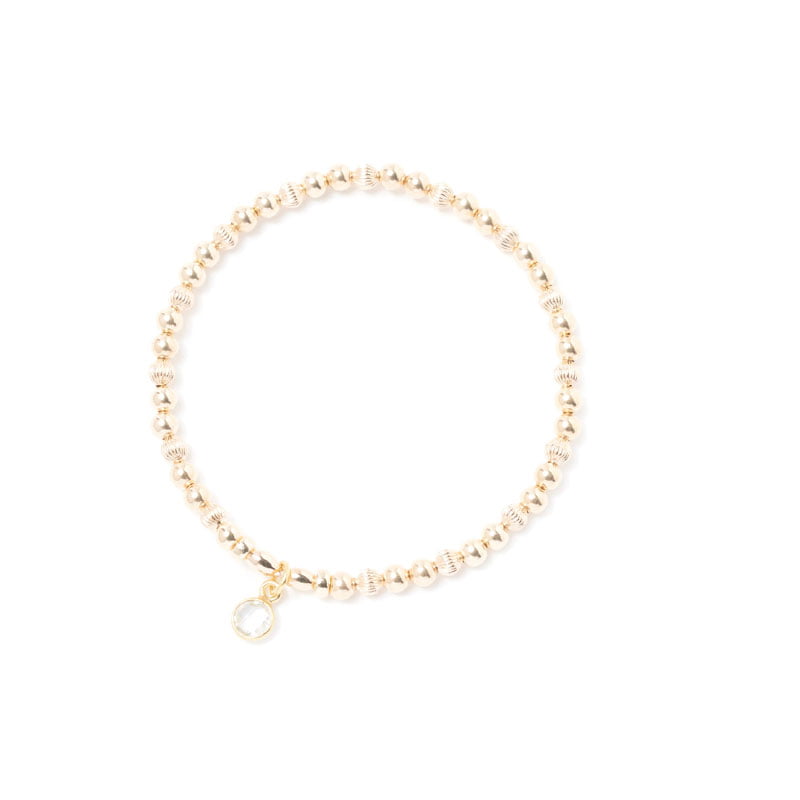 be radiant women&#39;s bracelet sterling silver 14kt gold vermeil crystal handcrafted in canada  