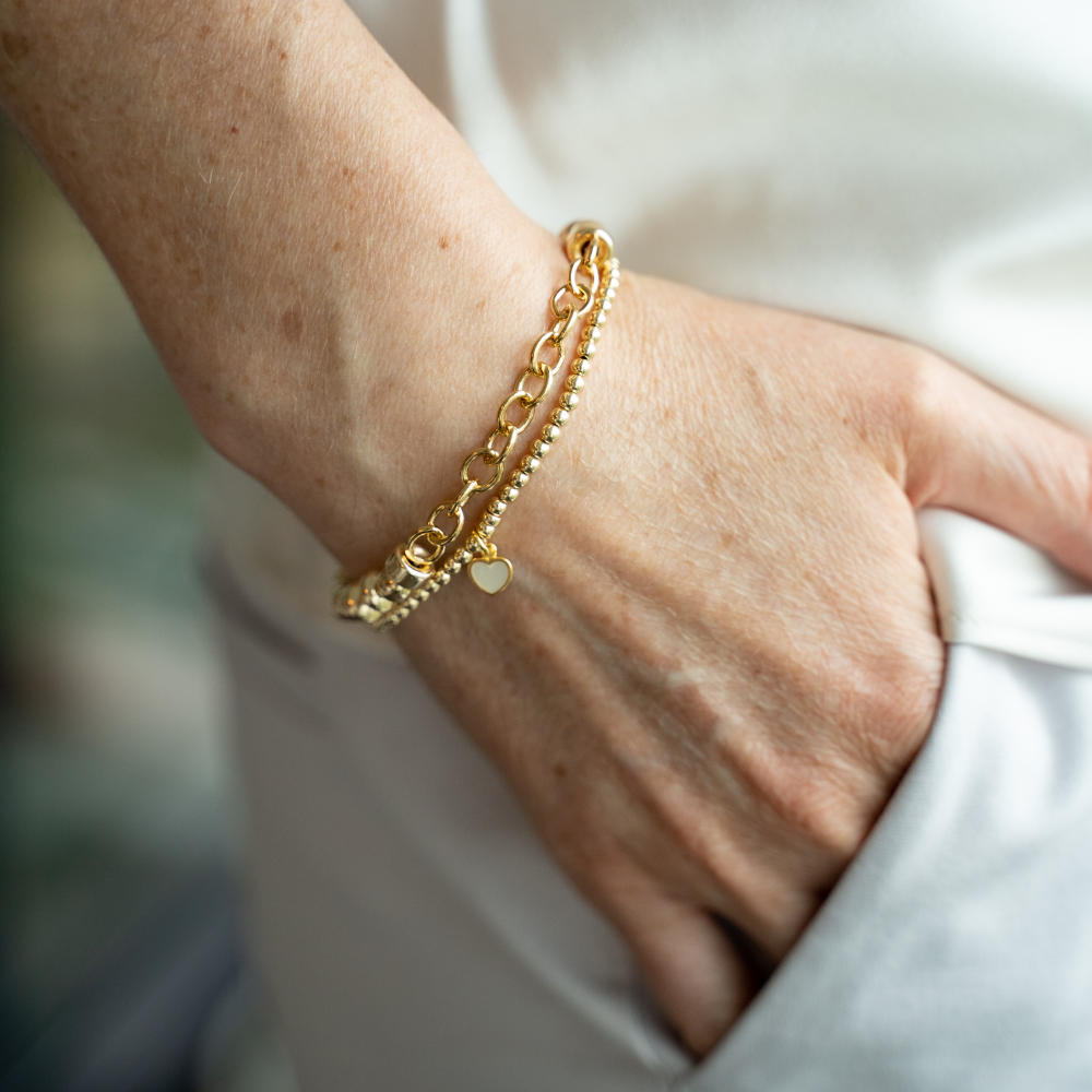 be established women&#39;s bracelet sterling silver 14kt gold vermeil handcrafted in canada 