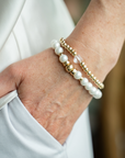 be timeless women's bracelet sterling silver 14kt gold vermeil mother-of-pearl handcrafted in canada  