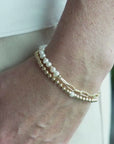 be effortless women's bracelet freshwater pearls sterling silver 14kt gold vermeil handcrafted in canada  