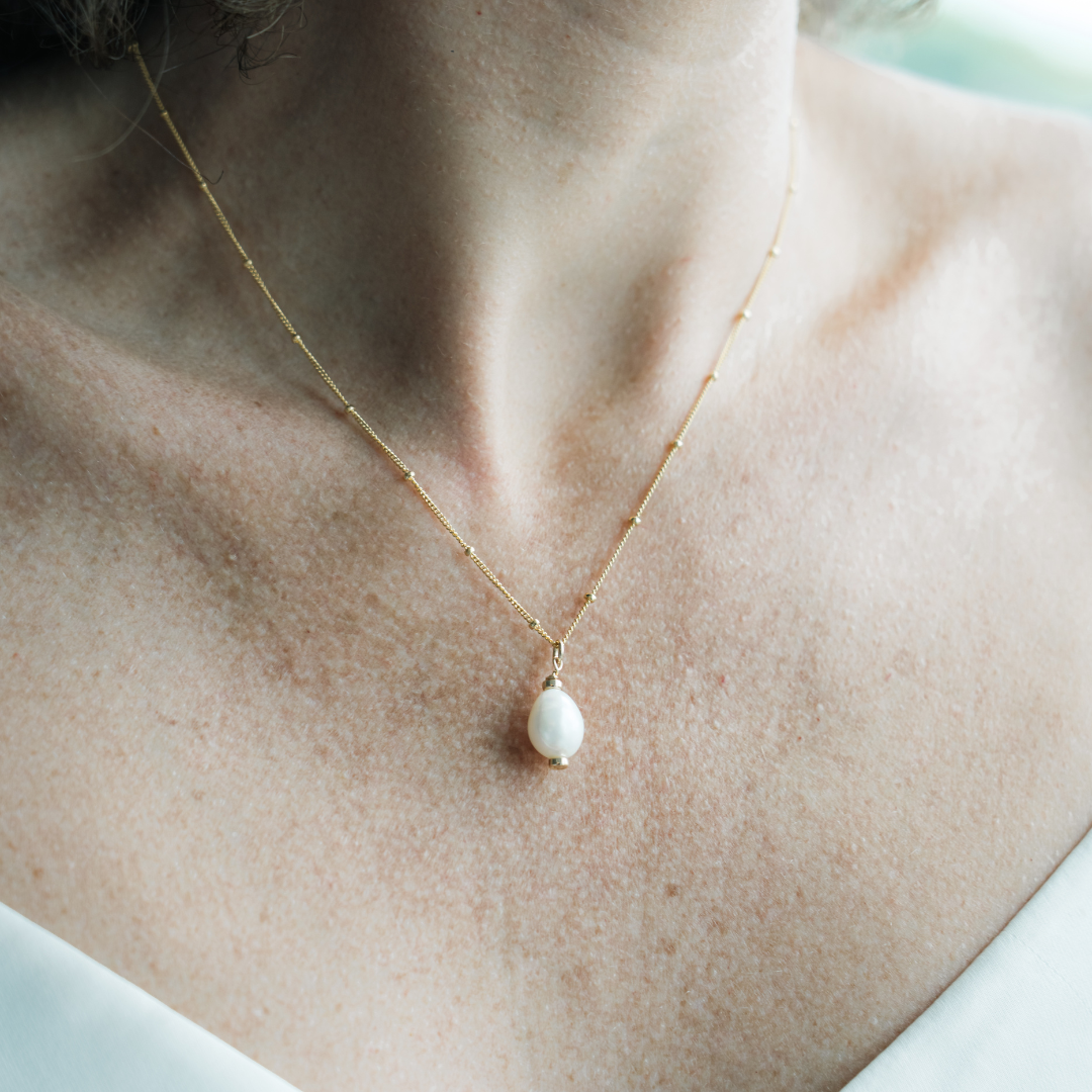 Be Minimalist Women&#39;s Freshwater pearl chain 