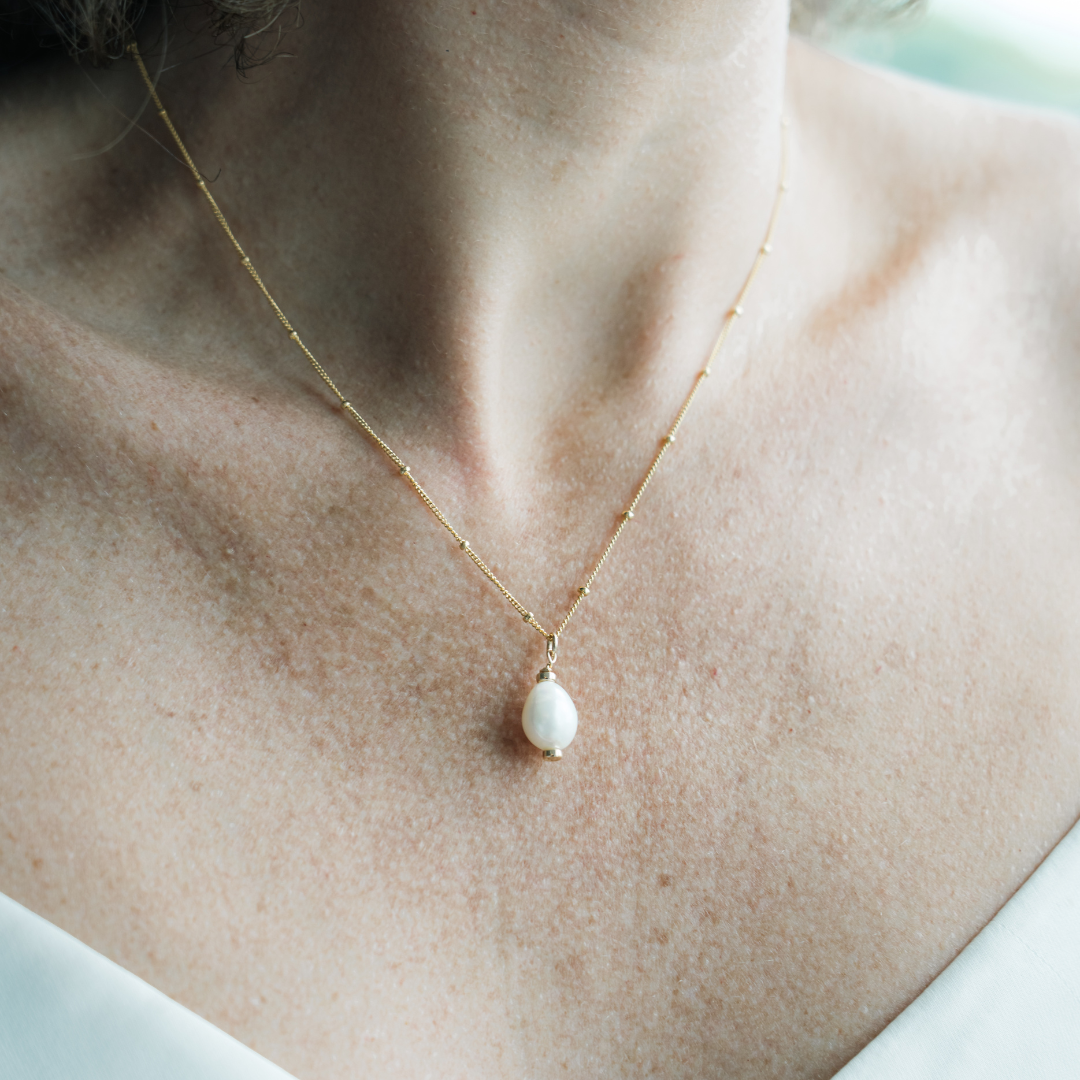 Be Minimalist Women's Freshwater pearl chain 