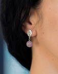 Earrings 1573 - Lilac Bloom