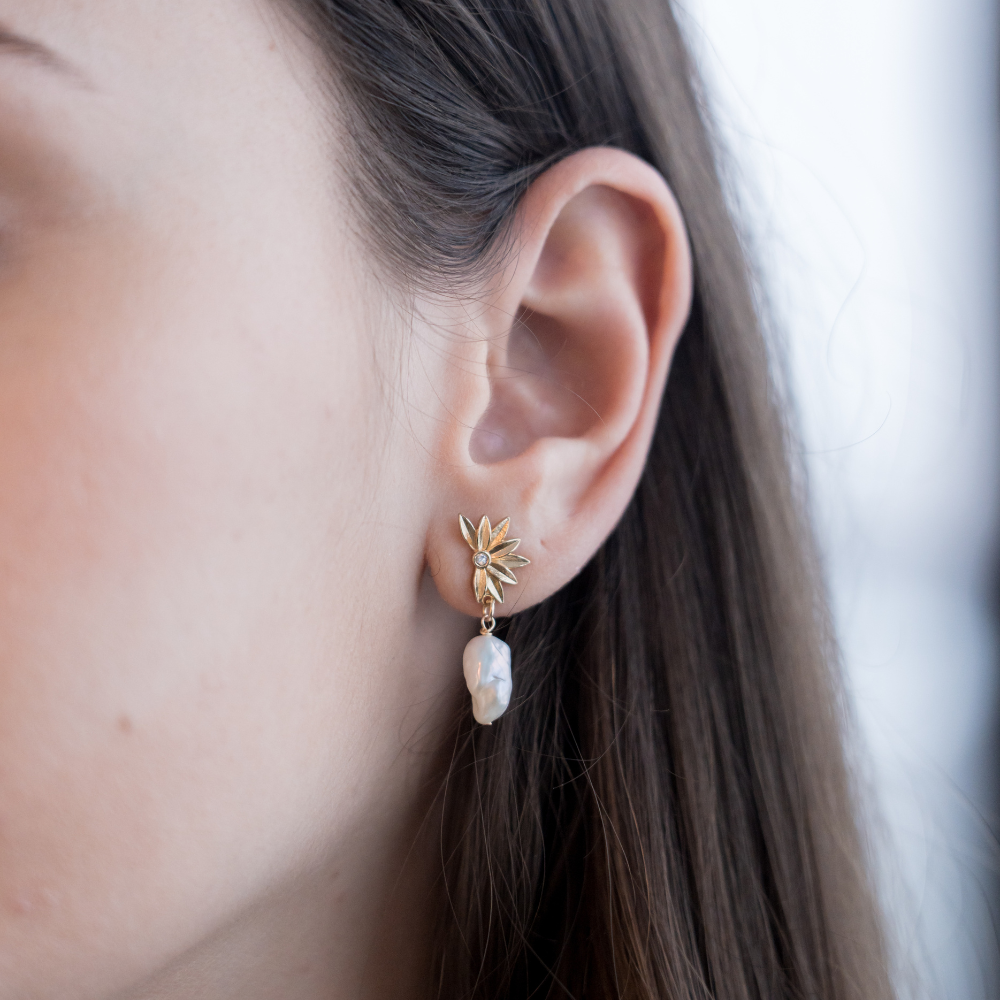 Boucles d&#39;Oreilles 1567 - Golden Garden