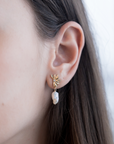 Boucles d'Oreilles 1567 - Golden Garden