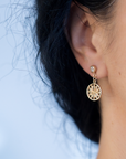 Boucles d'Oreilles 1568 - Golden Garden